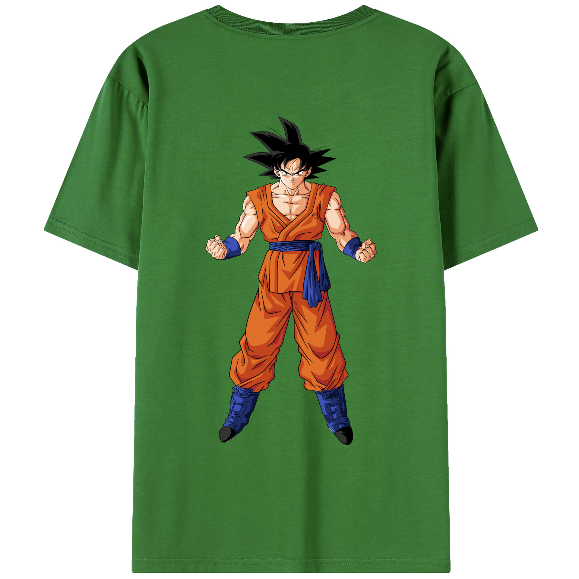 （画像用） ドラゴンボール 孫悟空（そん ごくう）Son Goku カカロット DRAGON BALL Kakarotto レディース半袖Tシャツ(バックプリント)